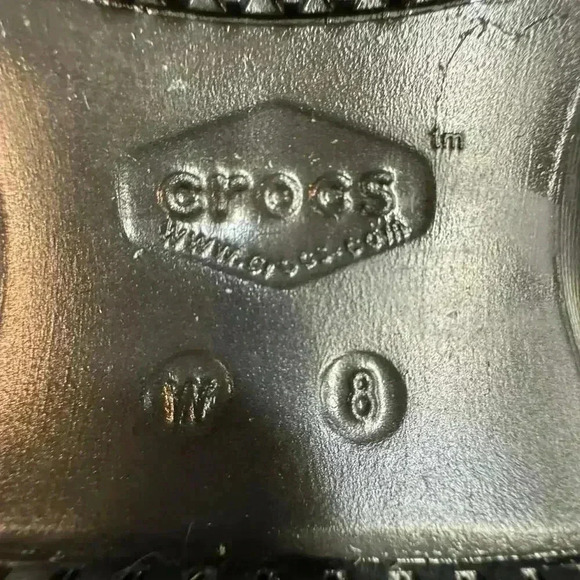 Crocs Neria Pro II Clog Shoes Womens Sz 8 Medical Nursing Tie Dye Slip Resistant - Picture 9 of 9